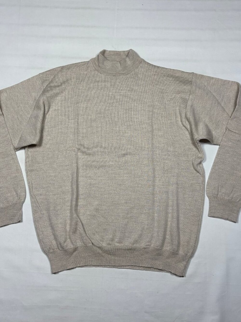 Lot of 3 VTG Brandini Italy 100% Merino Wool Mock Neck Sweaters Mens Large L - Picture 2 of 16